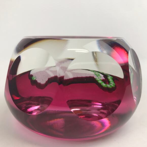 Perthshire 1977 Christmas Bells Closepack Millefiori Faceted Holiday Paperweight - Picture 7 of 14